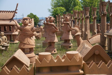 今城塚古墳公園の埴輪