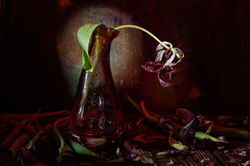 Still life flowers- background art