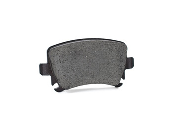 New brake pad on a white isolated background.