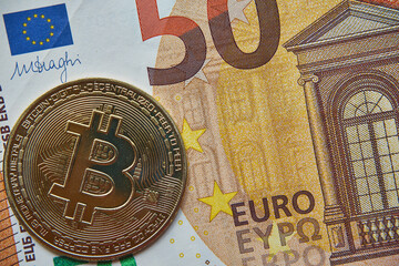 moneta bitcoin i 50 euro 