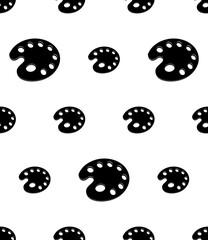 Art Palette Icon Seamless Pattern Y_2201001