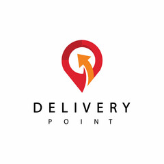 Delivery Point Logo Logistic And Expedition