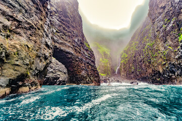 Vestmanna bird cliffs on the Faroe Islands