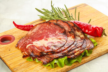 Dried pork neck meat snack