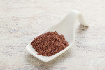 Natural organic cocoa powder for culinary