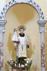 Ischia - Statua di Sant'Antonio da Padova nella Chiesa di Sant'Antonio
