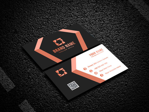 Creative and Luxurious business card, visiting card template