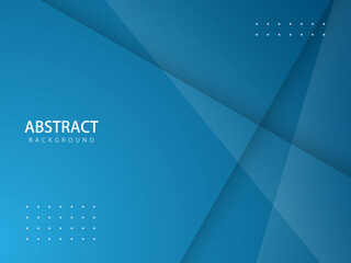 paper cut blue abstract background with transparent white light and shadow lines