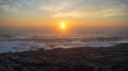 Obraz premium Ocean view of the south coast of South Africa
