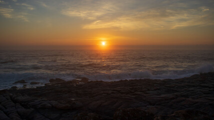 Obraz premium Ocean view of the south coast of South Africa