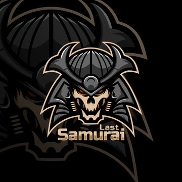 Samurai Mascot Logo Esport Logo Team stock images