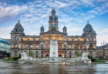Foto op Canvas Glasgow City Chambers and George Square in Glasgow, Scotland © TTstudio