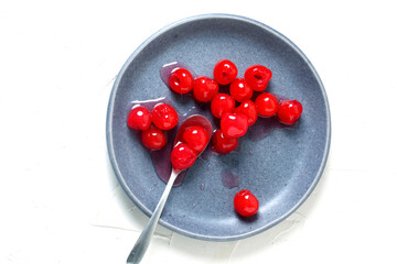 Cherries in syrup