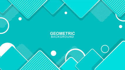 Geometric shape background with modern design