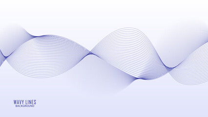 Abstract motion wave gradient line background