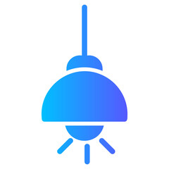 Lamp gradient icon