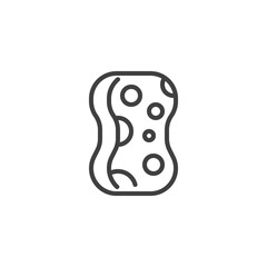 Sponge line icon