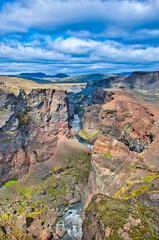 Markarflj&oacute;tsglj&uacute;fur Canyon, Iceland