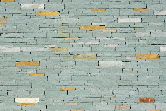 Fototapeta Surface of gray brick wall
