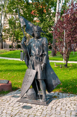 Rzeźba króla Przemysła II w Gnieźnie