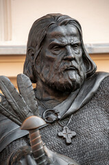Sculpture of Polish King Boleslaw Chrobry in Gniezno, Greater Poland Voivodeship, Poland