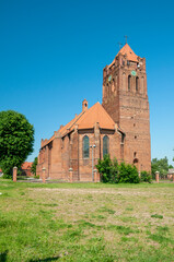 Fototapeta na wymiar Church in Prabuty