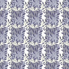 Seamless pattern abstraction with twigs. botany pattern