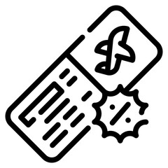 ticket line icon
