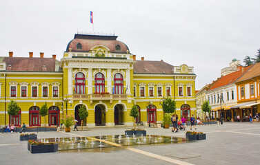 Cape Town Nature Conservation and Cultural Association at Dobo square in Eger, Hungary