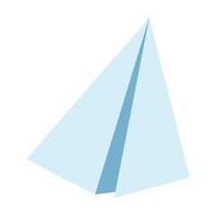 Plane vector illustration. Collection of white paper airplanes flying in air or sky, aircraft from folded paper isolated on blue background