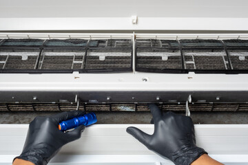 Dirty air conditioner blower