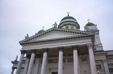 Helsinki cathedral on the Senate Square