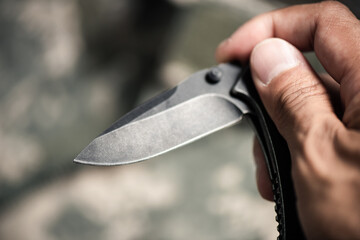 stainless steel pocketknife