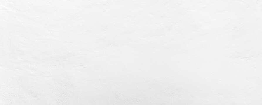 Abstract Modern white paint cement or concrete wall texture for background.  in white light seamless. home wall Paper texture, Empty space. granite panoramic stucco surface background grunge wide.