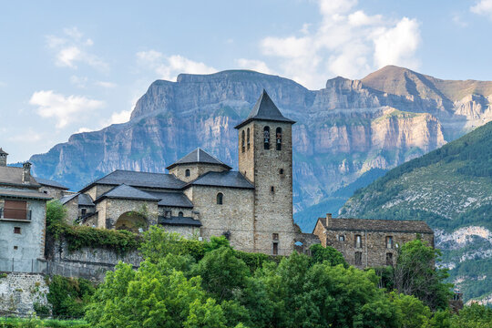 Town of Torla in Ordesa and Monte Perdido National Park.