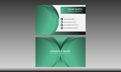 Creative And Modern  Business Card Template.