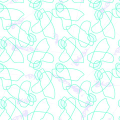 Seamless abstract decorative pattern with line elements