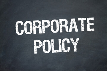 Obraz premium Corporate Policy