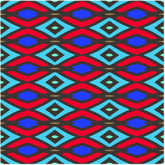 Seamless vector background with repeat pattern. multicolored  mosaic. Perfect for fashion, textile design, cute themed fabric, on wall paper, wrapping paper, fabrics and home decor.
