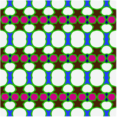Seamless vector background with repeat pattern. multicolored  mosaic. Perfect for fashion, textile design, cute themed fabric, on wall paper, wrapping paper, fabrics and home decor.