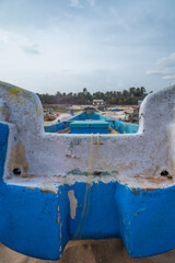 boat in the harbor of island