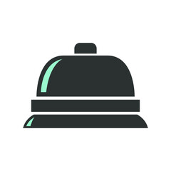 bell on white background