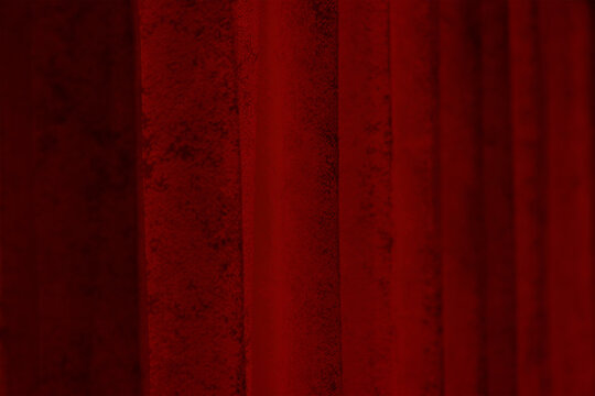 Abstract background with red curtains.
