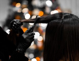 Alaciado de cabello con calor