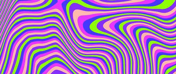 Hippie 1960s-style wallpaper design in a psychedelic trippy mood.