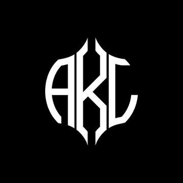 AKL letter logo. AKL best black background vector image. AKL Monogram logo design for entrepreneur and business.