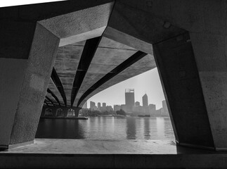 City under the bridge