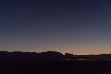 Some views of south Dahar by night -south Tunisia -tatouine governorate - Tunisia