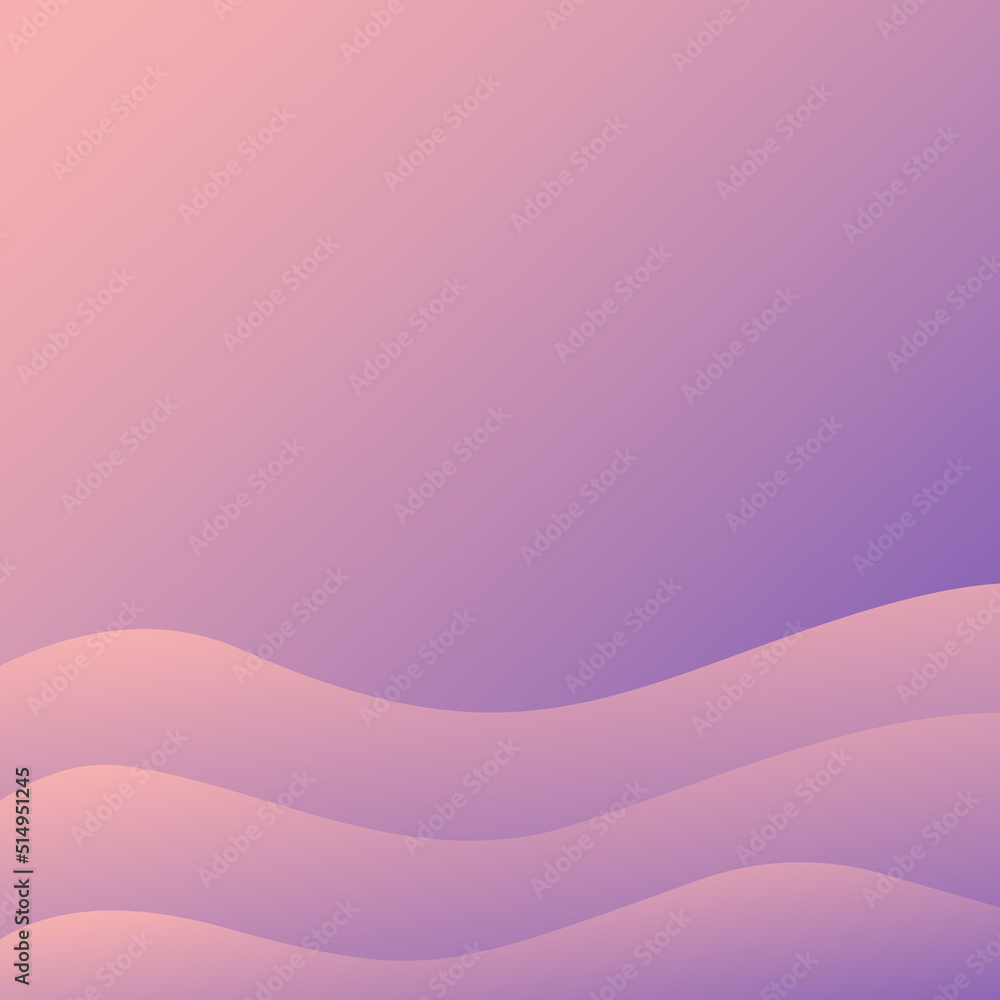 Aufkleber color gradient fluid wawes background template. abstract gradient square template for social media p