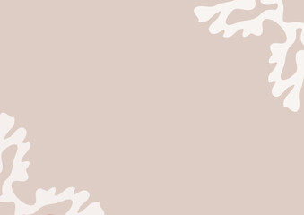 abstract floral vector background frame